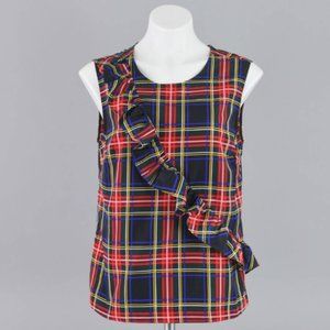 J. Crew Tartan Plaid Tank Top 4P